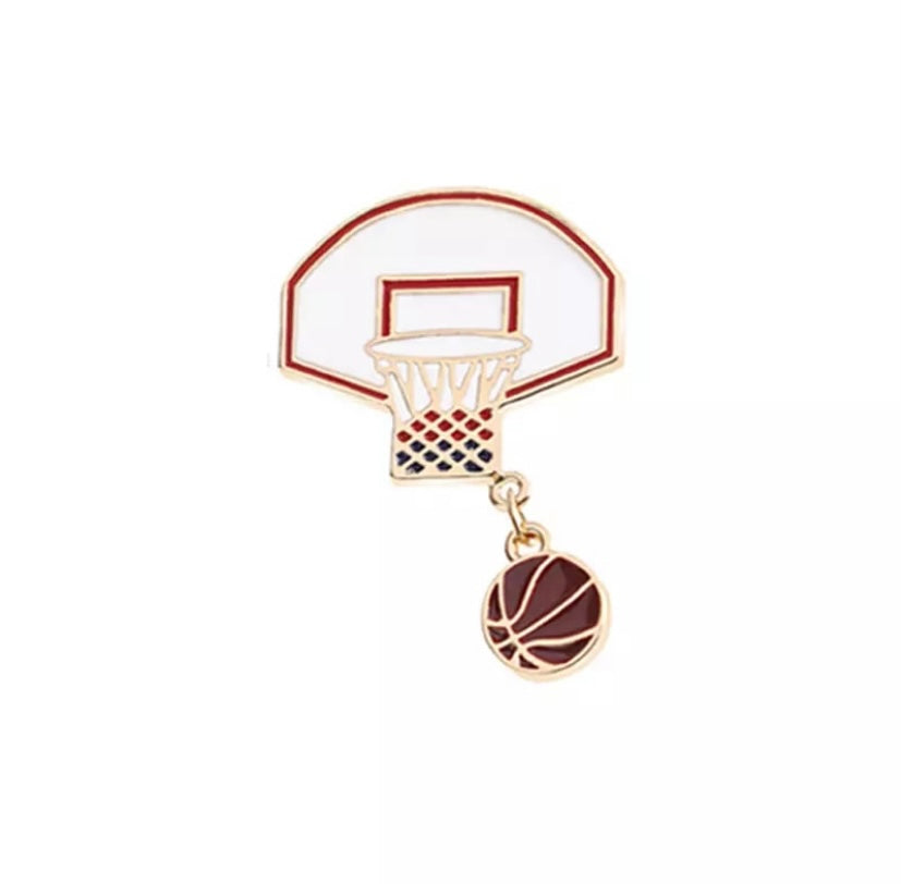 "Hoops" Lapel Pin
